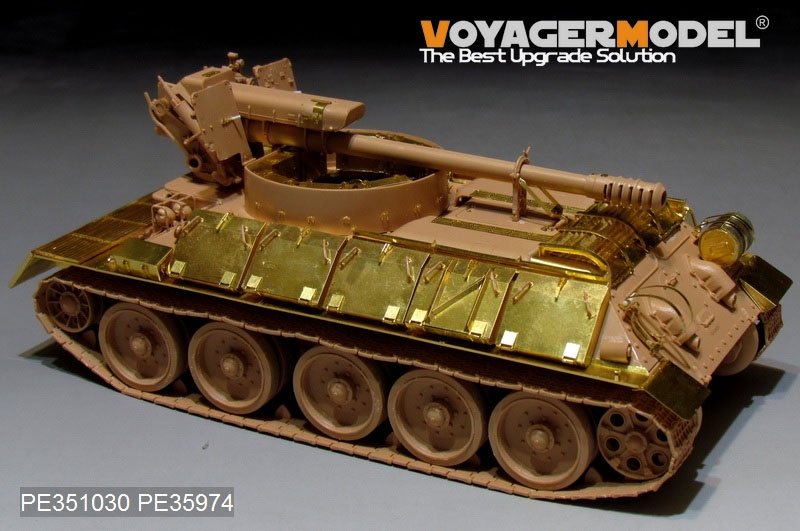 Maquette Voyager PE351030 Canon automoteur syrien T-34/D30 de 122 mm (modèle de base pour RFM 5030, échelle 1/35) – image 6