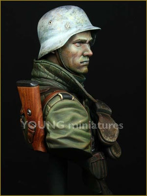 Young Miniatures YM1825 Infanterie allemande Front russe Seconde Guerre mondiale 1/10  – image 4