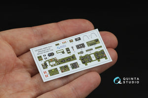 Intérieur imprimé en 3D et coloré sur papier décalcomanie (Border Model) Quinta Studio QD35083 A6M2 Zero (Mitsubishi Prod.) 1/35 – immagine 4