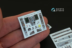 Intérieur imprimé en 3D et coloré sur papier décalcomanie Quinta Studio QD32022 MiG-29SMT (pour maquette Trumpeter) 1/32 – image 7