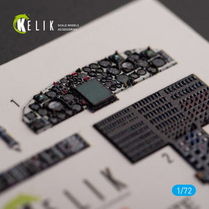 KELIK K72132 UH-2C SEASPRITE - décalcomanies 3D intérieures pour kit Clear Prop 1/72 – image 4