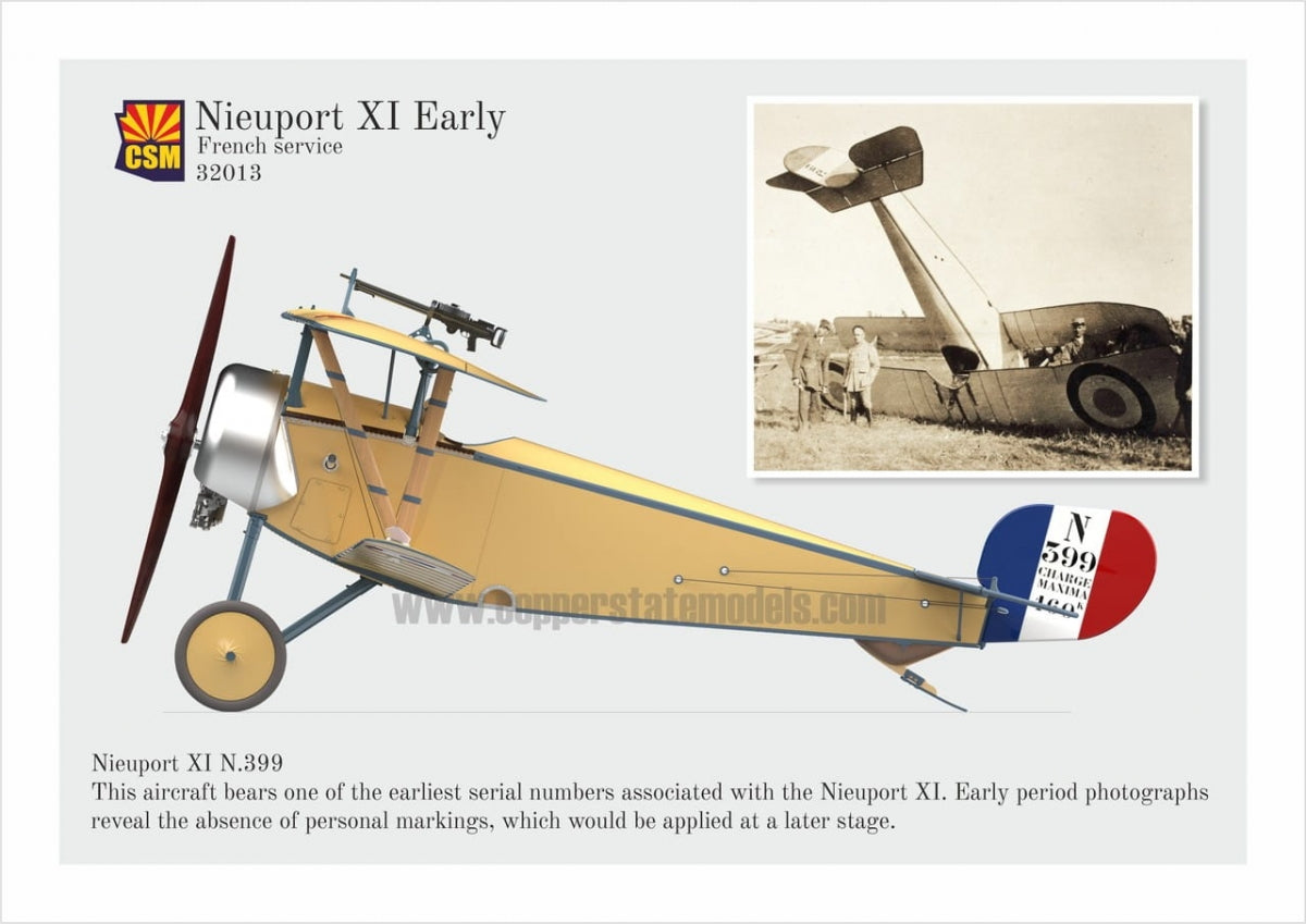 Maquette Cooper State Models 32013 Nieuport XI début 1/32 – immagine 9