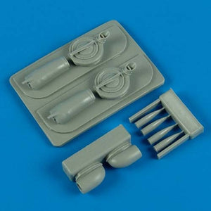 Quickboost QB48467 Prises d&amp;#39;air P-38F Lightning et compresseur B-33 Academy / Eduard 1/48