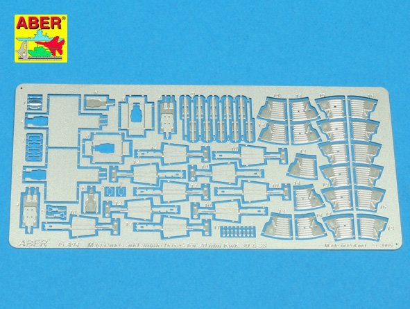 Aber 35A094 Chargeurs et boîtes à munitions pour 20 mm KwK 30 et 38, fermoirs et pinces allemands (2e choix) (1/35)