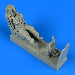 Aerobonus 320105 Figurine de pilote de l&amp;#39;US Navy avec siège éjectable pour A-7E Corsair II (première version) - équipée d&amp;#39;un siège éjectable Escapac IG-2/IC-2 pour maquette Trumpeter au 1/32