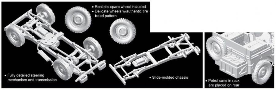 Camion Dragon 7481 SAS Raider 4x4 (1/72) – image 3