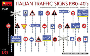 MiniArt 35637 PANNEAUX DE SIGNALISATION ITALIENS ANNÉES 1930-40 1/35 – Bild 2