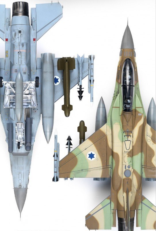 Academy 12105 F-16I SUFA 1/32 – imagen 4