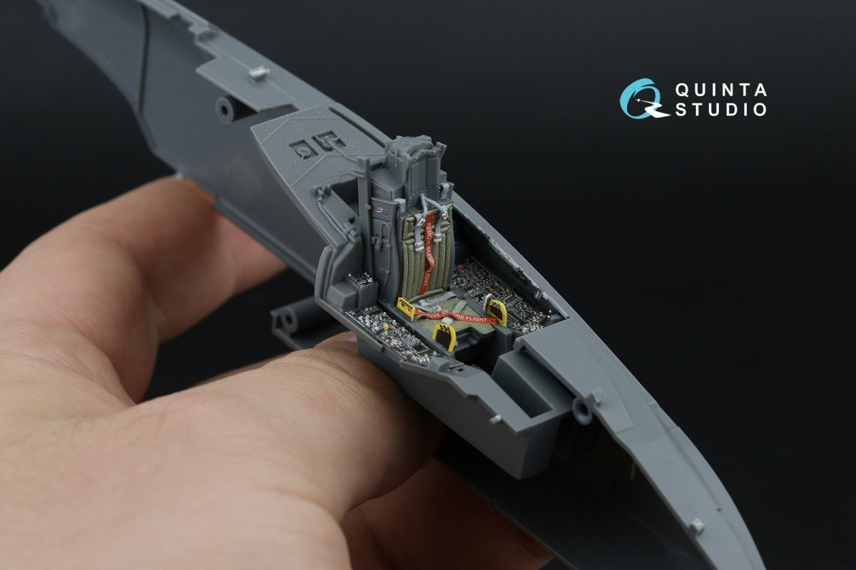 Intérieur imprimé en 3D et coloré sur papier décalcomanie Quinta Studio QD48586 A-10A Warthog (GWH) 1/48 – immagine 9