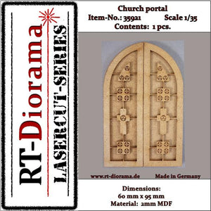 RT-Diorama 35920 Portail d&amp;#39;église 1/35