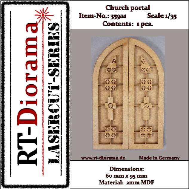 RT-Diorama 35920 Portail d&amp;#39;église 1/35