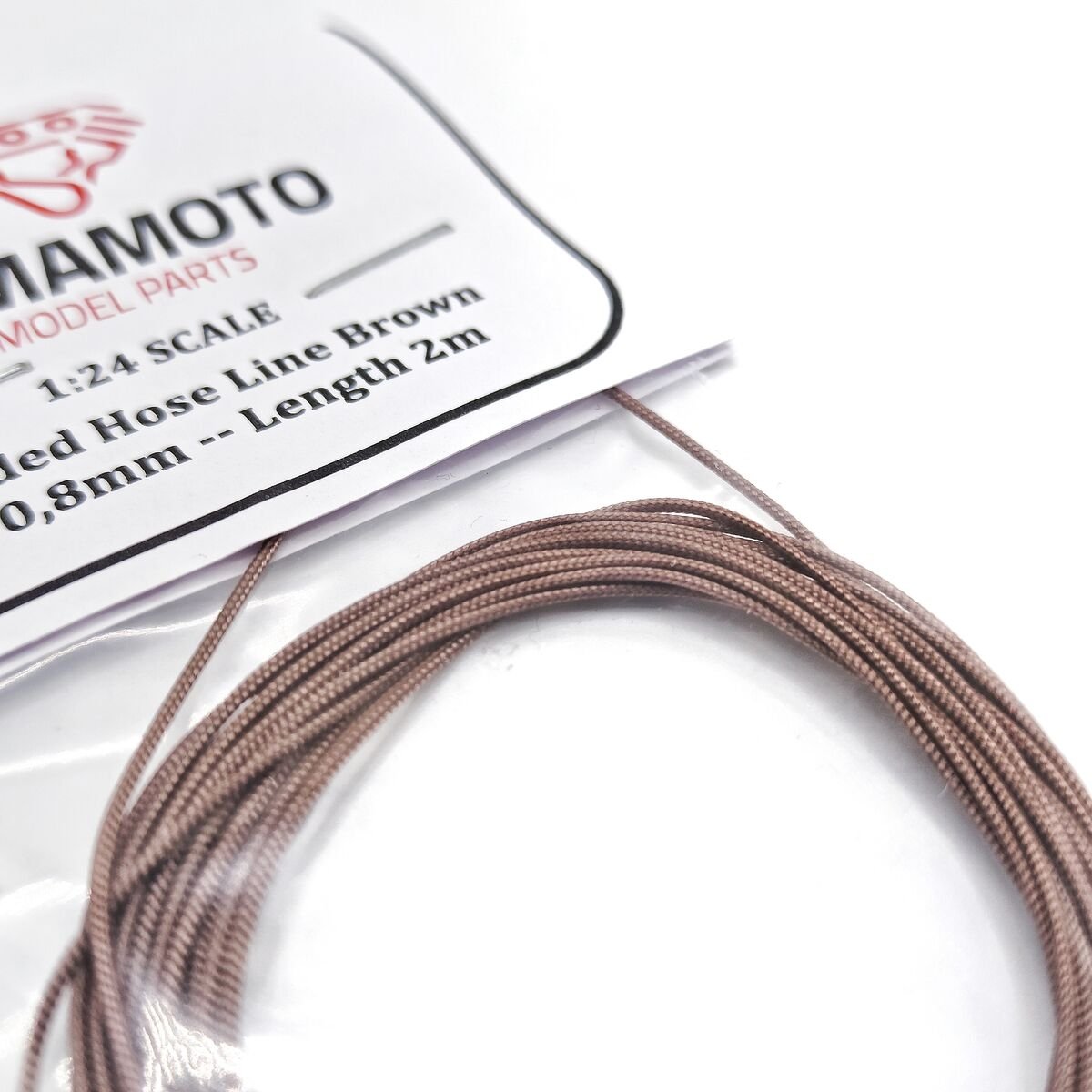 Tuyau tressé Yamamoto YMPTUN93 marron 0,8 mm 2 m 1/24