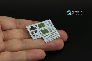 Intérieur imprimé en 3D et coloré sur papier décalcomanie Quinta Studio QD72048 P-39N (RS Models) 1/72 – image 2