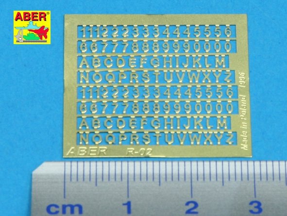 Chiffres et lettres Aber R-02 (1,5 mm) – image 2