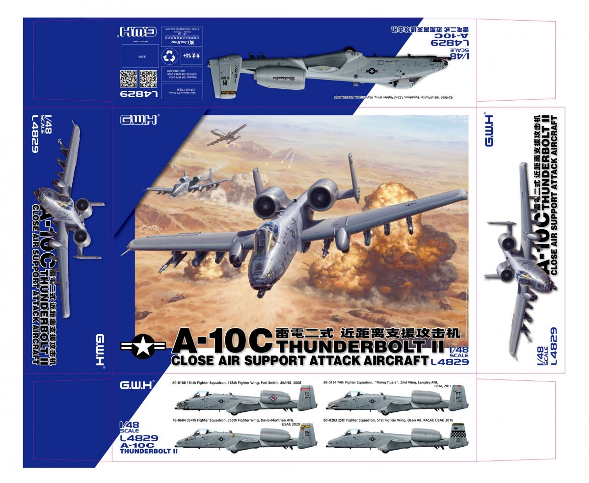 Maquette Great Wall Hobby L4829 A-10C THUNDERBOLT II au 1/48