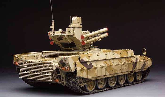 Meng Modèle TS-010 VÉHICULE DE COMBAT D&amp;#39;APPUI FEU TERMINATOR RUSSE BMPT avec KMT-8 (1/35) – image 4