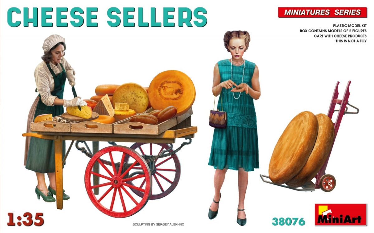 MiniArt 38076 VENDEURS DE FROMAGE 1/35