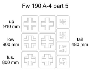 Omask 24007 Fw 190 A-4 partie 5 1/48