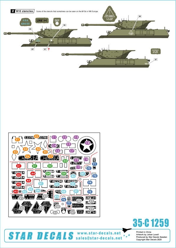 Star Decals 35-C1259 Artillerie royale n° 2 1/35 – image 3
