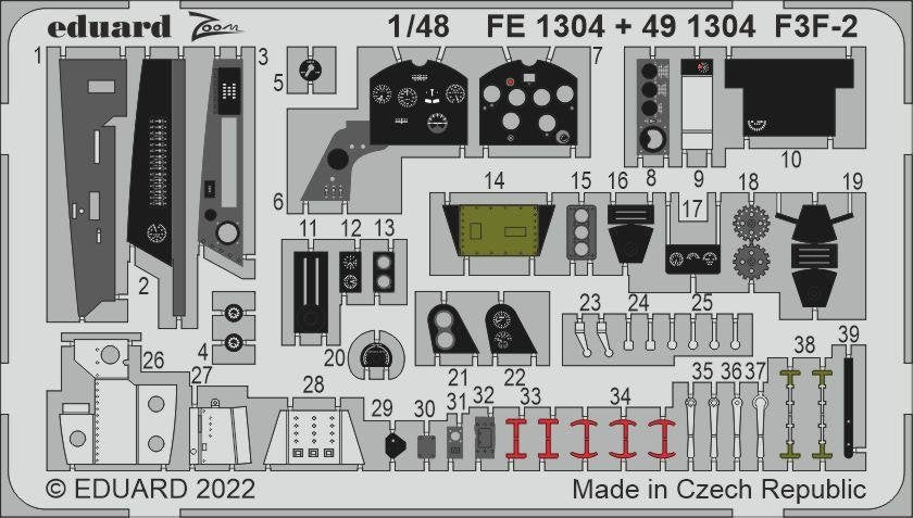 Eduard BIG49352 F3F-2 ACADEMY 1/48 – image 5