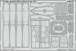 Eduard 481096 Beaufort Mk. et train d&amp;#39;atterrissage ICM 1/48