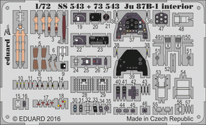 Eduard 73543 Ju 87B-1 1/72 AIRFIX – immagine 2