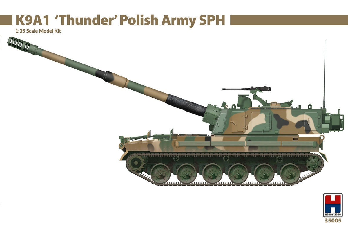 Hobby 2000 35005 K9A1 Thunder Canon automoteur de l'armée polonaise (ACADEMY + CARTOGRAF) 1/35 