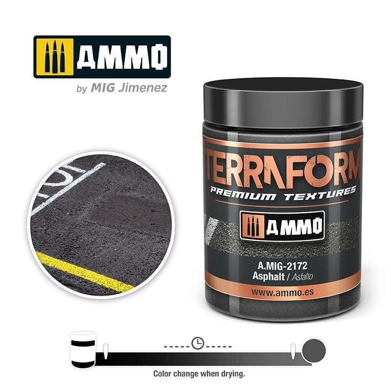 Munitions pour Mig 2172 TERRAFORM Asphalte 100 ml