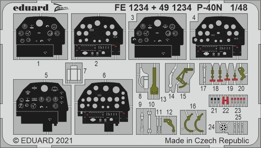 Eduard BIG49316 P-40N ACADEMY 1/48  – immagine 4
