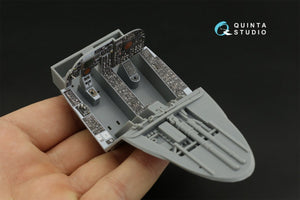 Intérieur imprimé en 3D et coloré sur papier décalcomanie Quinta Studio QD32108 A-6A Intruder (Trumpeter) 1/32 – Bild 7