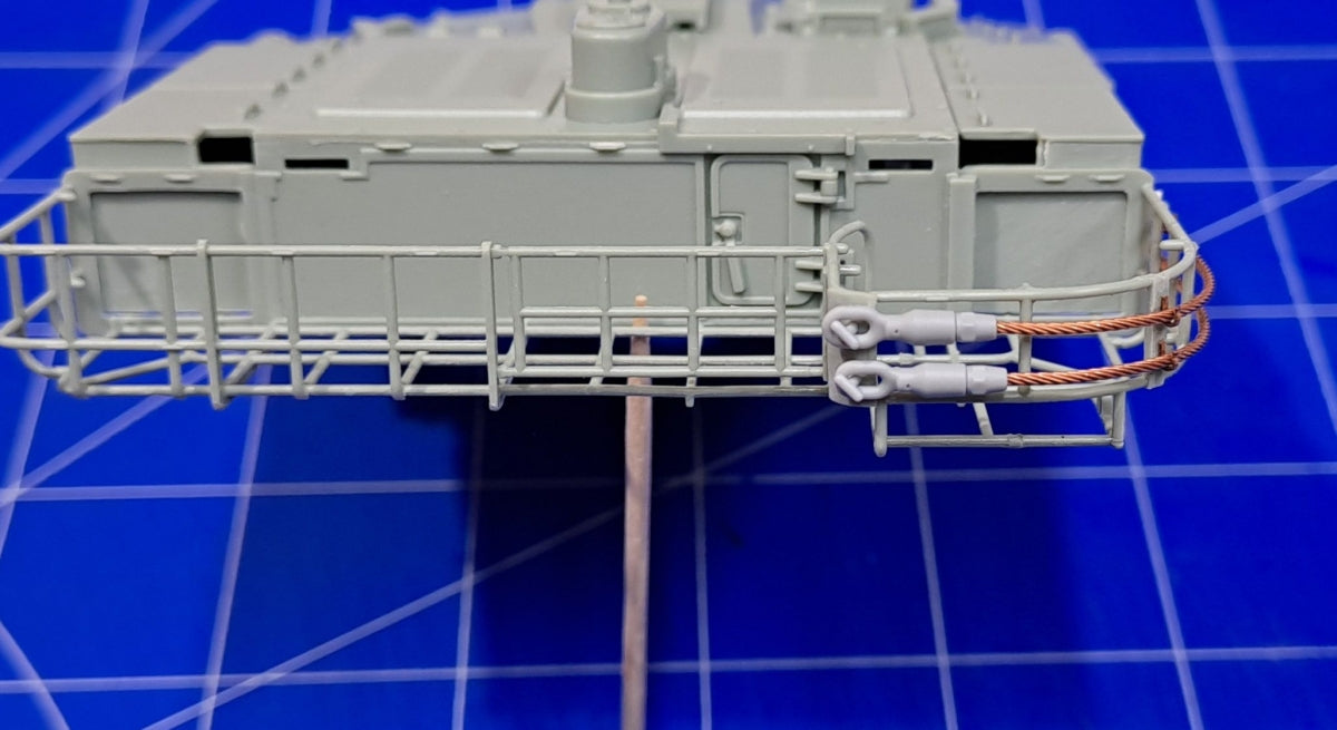 Câbles et supports de remorquage Eureka XXL ER-3575 K2 Black Panther MBT (Academy) 1/35 – imagen 10