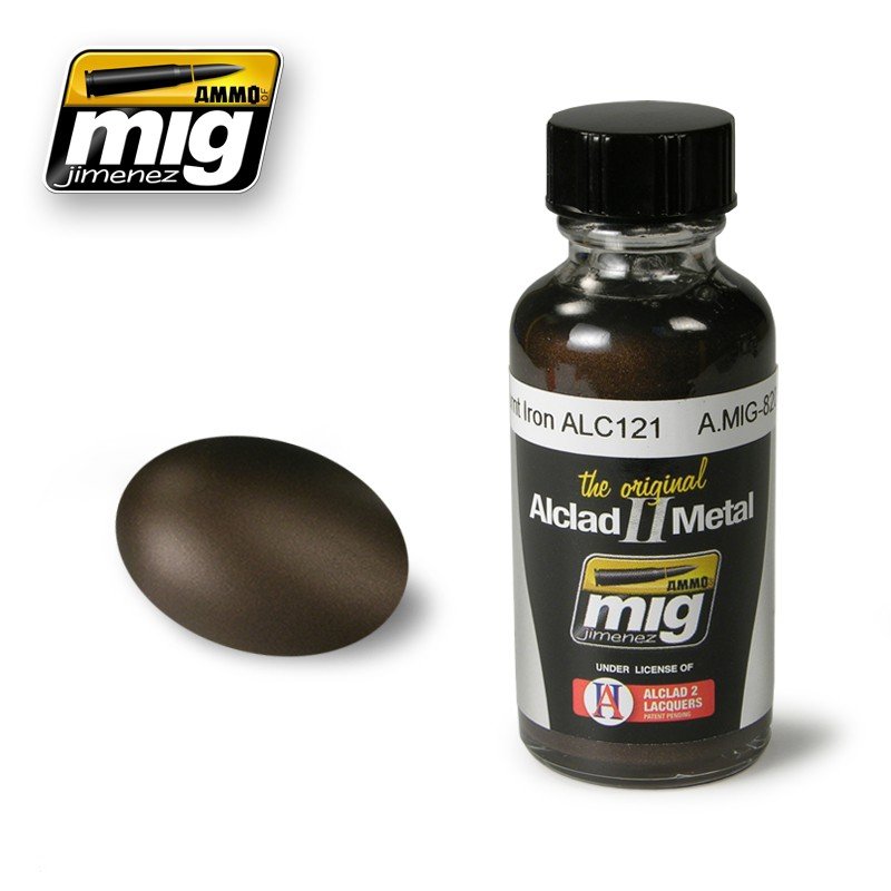 AMMO of Mig Jimenez 8209 BURN IRON ALC121 30ml