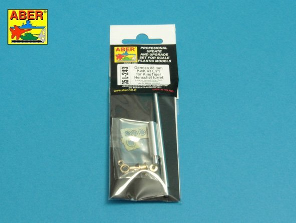 Canon Aber 35L-243 pour canon allemand de 8,8 cm Kw.K 43 (L/71) utilisé sur Tiger B Henschel-Turm (1/35) – immagine 9