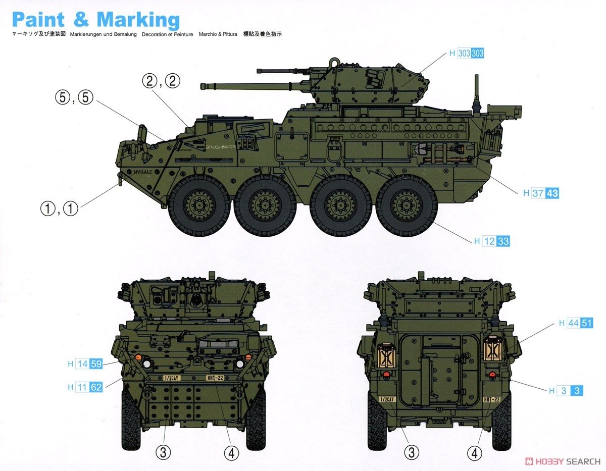 Dragon 7686 M1296 Stryker ICV Dragoon 1/72 – zdjęcie 3