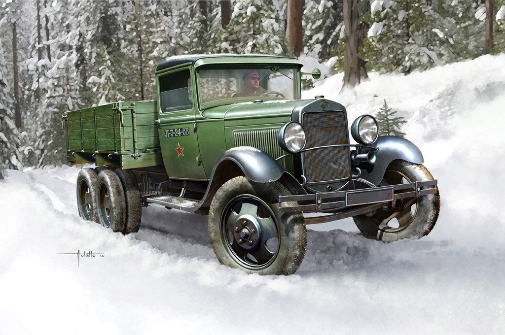 Camion cargo soviétique GAZ-AAA Hobby Boss 83837