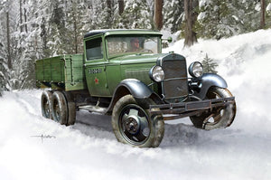 Camion cargo soviétique GAZ-AAA Hobby Boss 83837