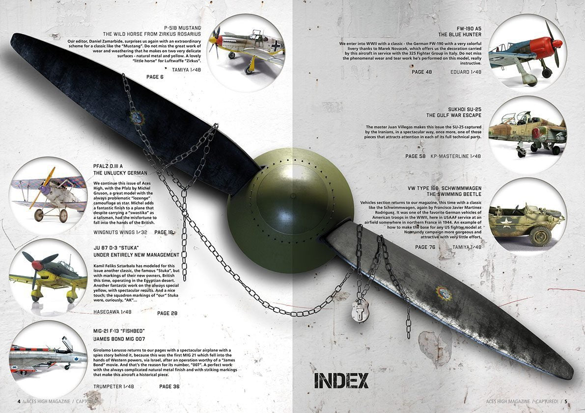 AK Interactive AK2914 ACES HIGH MAGAZINE NUMÉRO 08 CAPTURED ! (Anglais) – immagine 5