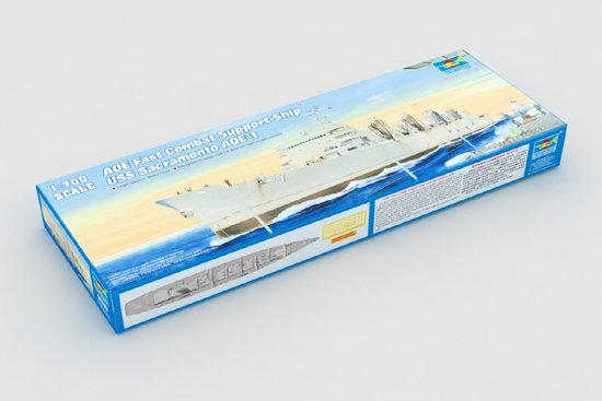 Trumpeter 05785 AOE Navire de soutien au combat rapide USS Sacramento (AOE-1) 1/700 – image 2