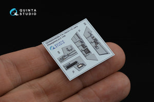 Intérieur imprimé en 3D et coloré sur papier décalcomanie Quinta Studio QD48284 F/A-18A++ (Hasegawa) 1/48 – image 4