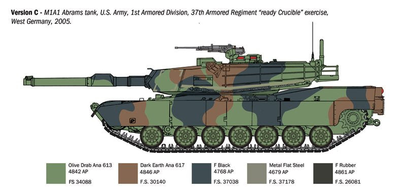 Italeri 6596 M1A1 Abrams 1/35 – image 12