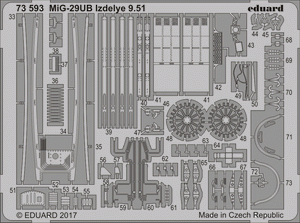 Eduard 73593 MiG-29UB Izdelye 9.51 TROMPETTE 1/72 – image 2