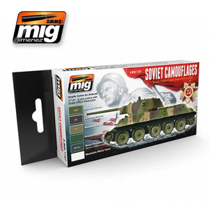 MUNITIONS Mig 7107 1935-1945 CAMOUFLAGES SOVIÉTIQUES 6x17ml