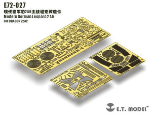 Maquette ET E72-027 Leopard 2 A6 allemand moderne pour DRAGON 7232 au 1/72 – immagine 4