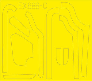 Panneaux anti-éblouissement Eduard EX688 B-17G (production VE) 1/48 HKM  – image 3