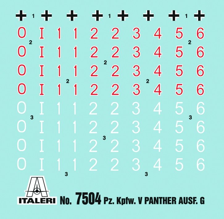 Italeri 7504 PZ. KPFW. V PANTHER AUSF.G 1/72 – immagine 7