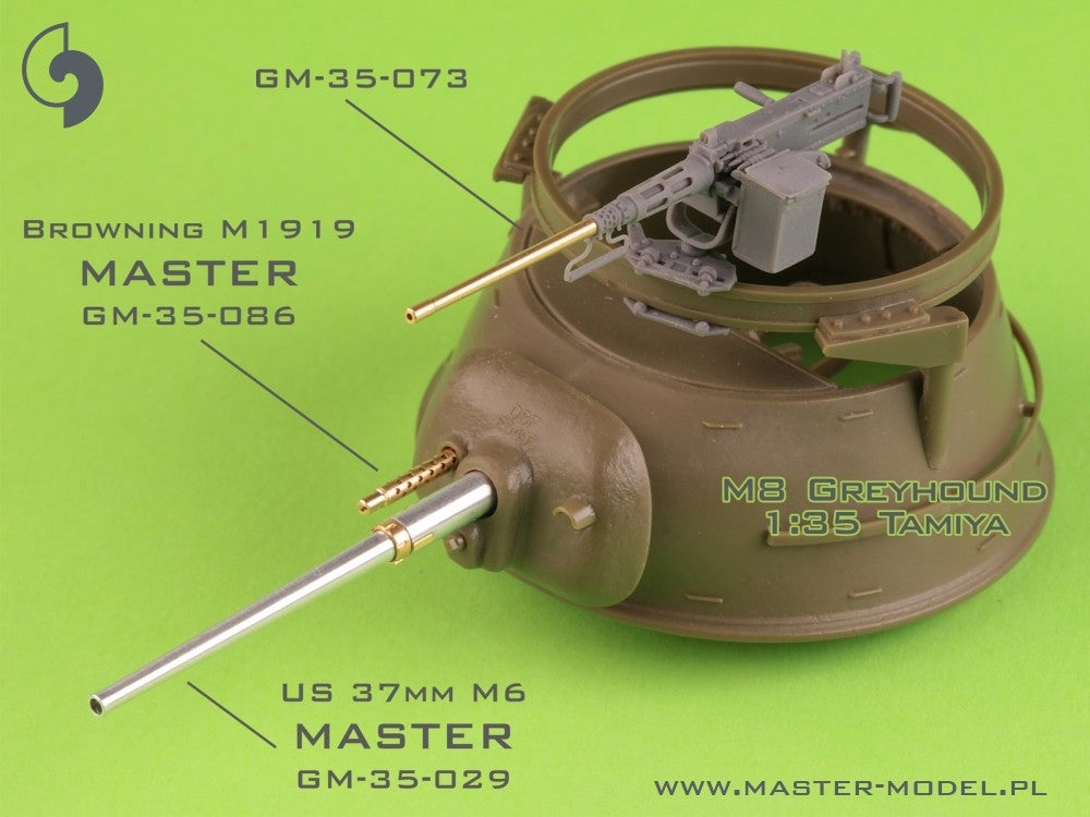 Master GM-35-073 Browning M2HB calibre .50 (12,7 mm) - pour montage sur anneau M49 (chariot D40721 / berceau D40733 / étui D40731 ou D90078) 1/35 – Bild 3
