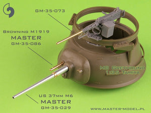 Master GM-35-073 Browning M2HB calibre .50 (12,7 mm) - pour montage sur anneau M49 (chariot D40721 / berceau D40733 / étui D40731 ou D90078) 1/35 – Bild 3