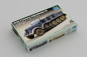 Trumpeter 07403 allemand Sd.Kfz. 8 Schwerer Zugkraftwagen 12t 1/72  – immagine 2