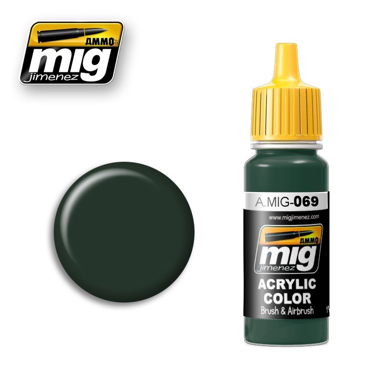 Munitions de Mig Jimenez 0069 Bleu Vert
