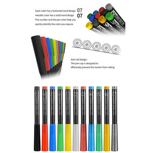DSPIAE MK-08 Mecha Grey Soft Tipped Marker Pen – zdjęcie 6